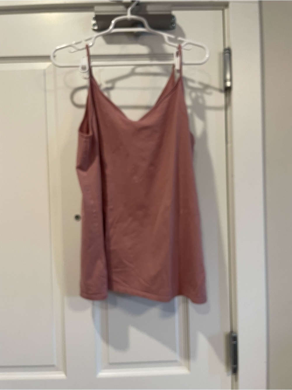 LOFT Rose Pink Slip Cami with V-Neck size xl